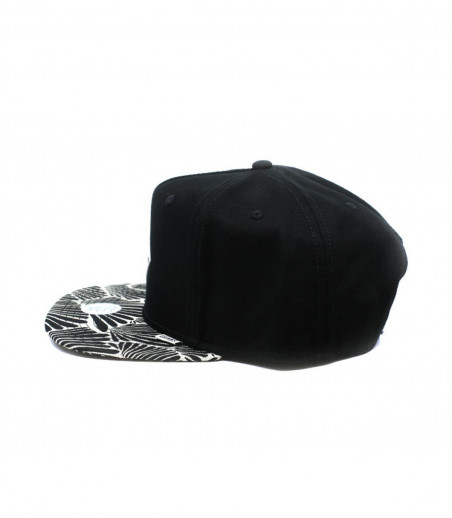 Djinns snapback noir visière jacquard